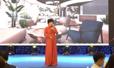 Viện trưởng Viện Khoa học Giáo dục Toàn cầu phát biểu tại Lễ ra mắt