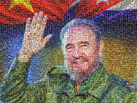 Đại sứ quán Cuba tại Việt Nam tiếp nhận tác phẩm "Fidel Castro Ruz - Cuba trong trái tim người Việt"